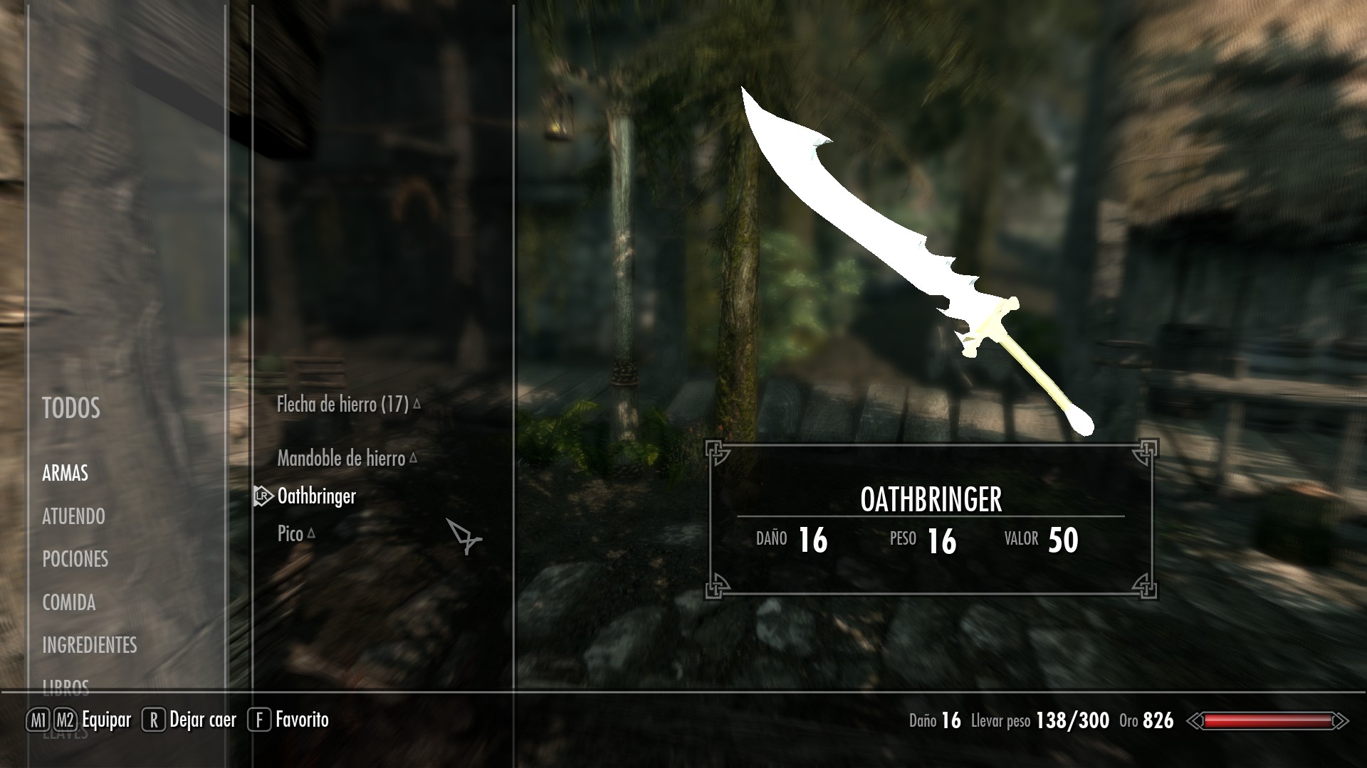 Player inventory